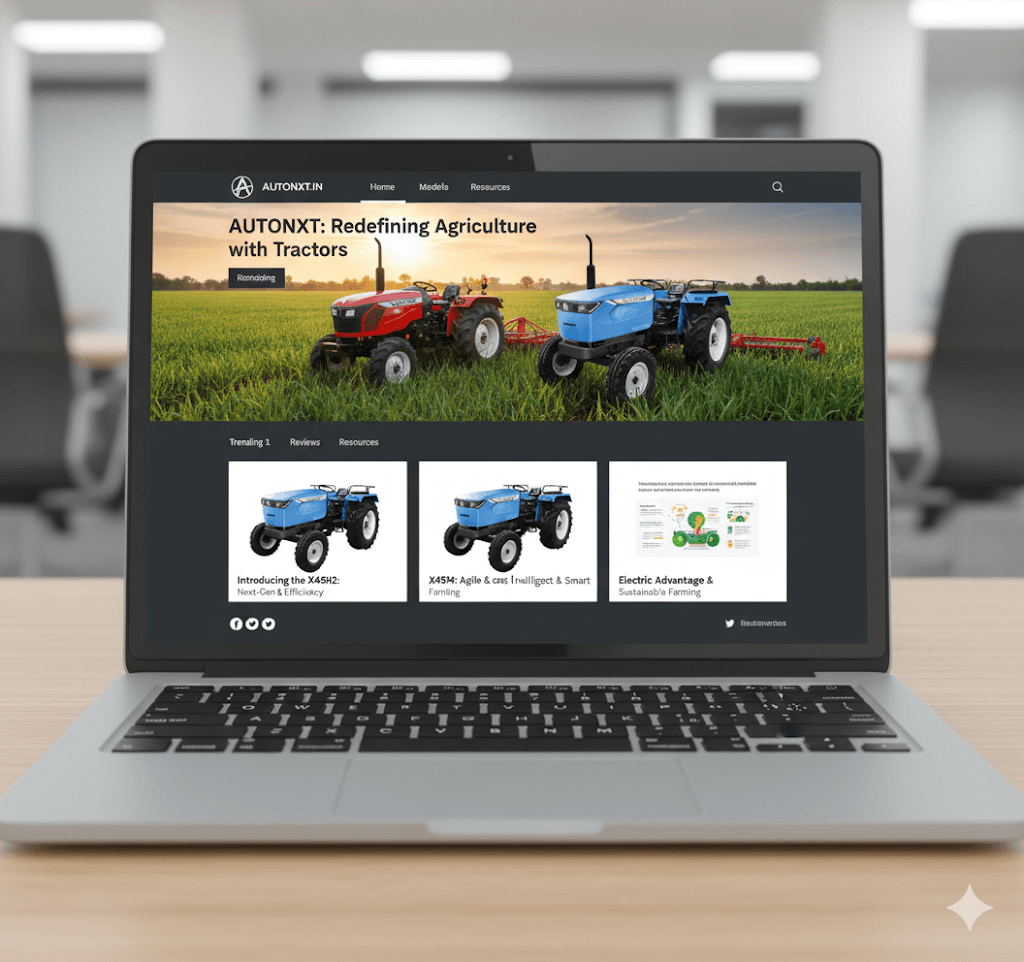Revolutionizing Indian Agriculture: AutoNxt's Electric Tractors Bring Intelligence, Sustainability, and Profitability to Farmers