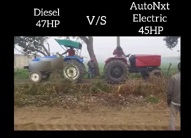 Tug of War: Electric 45HP vs Diesel 47HP